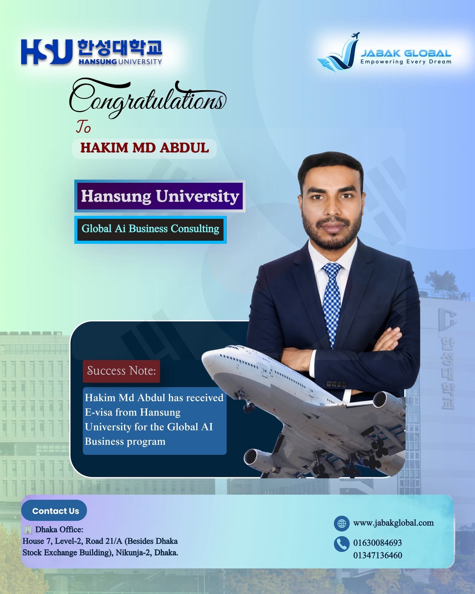 Jabak Global student success story 7