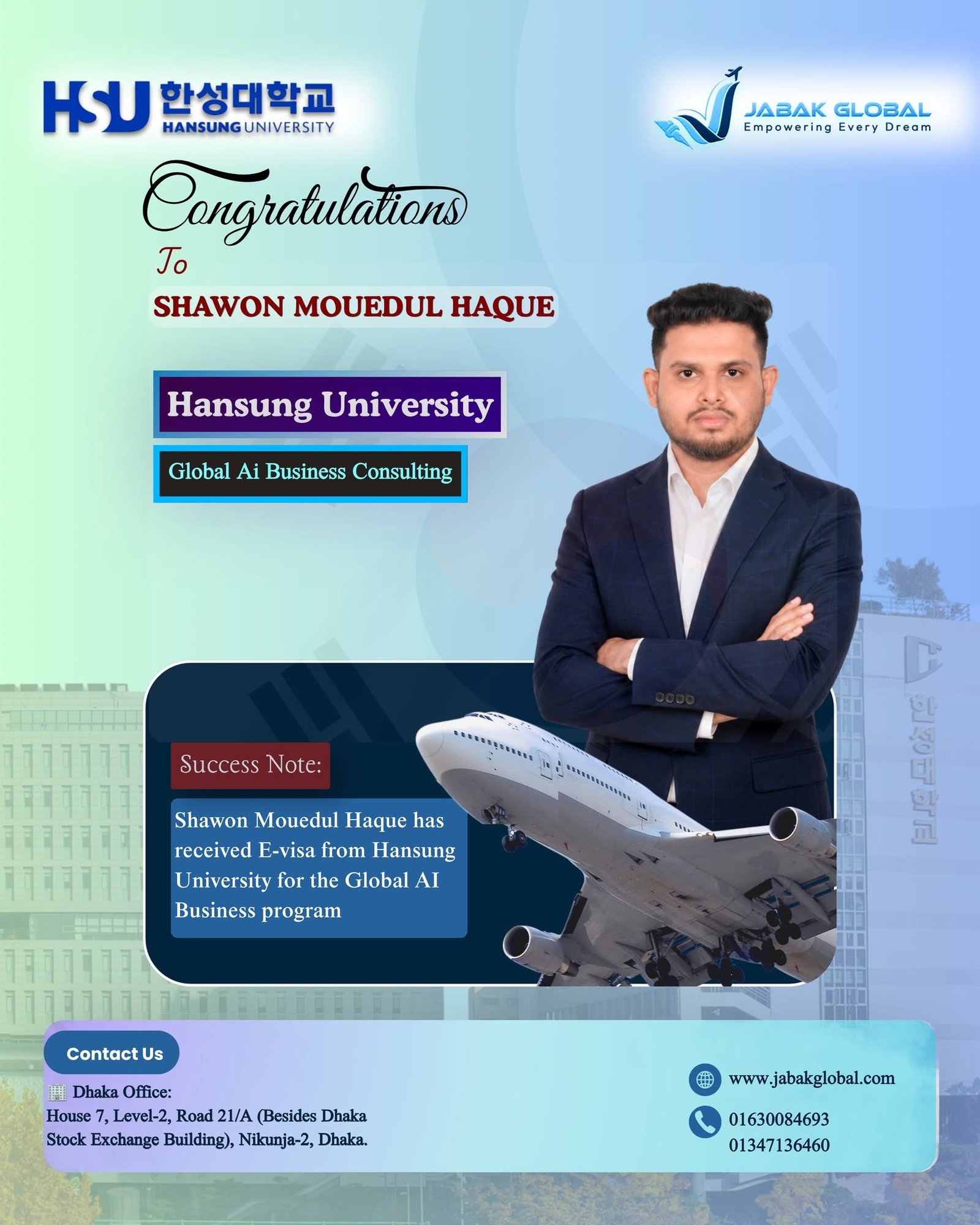 Jabak Global student success story 19