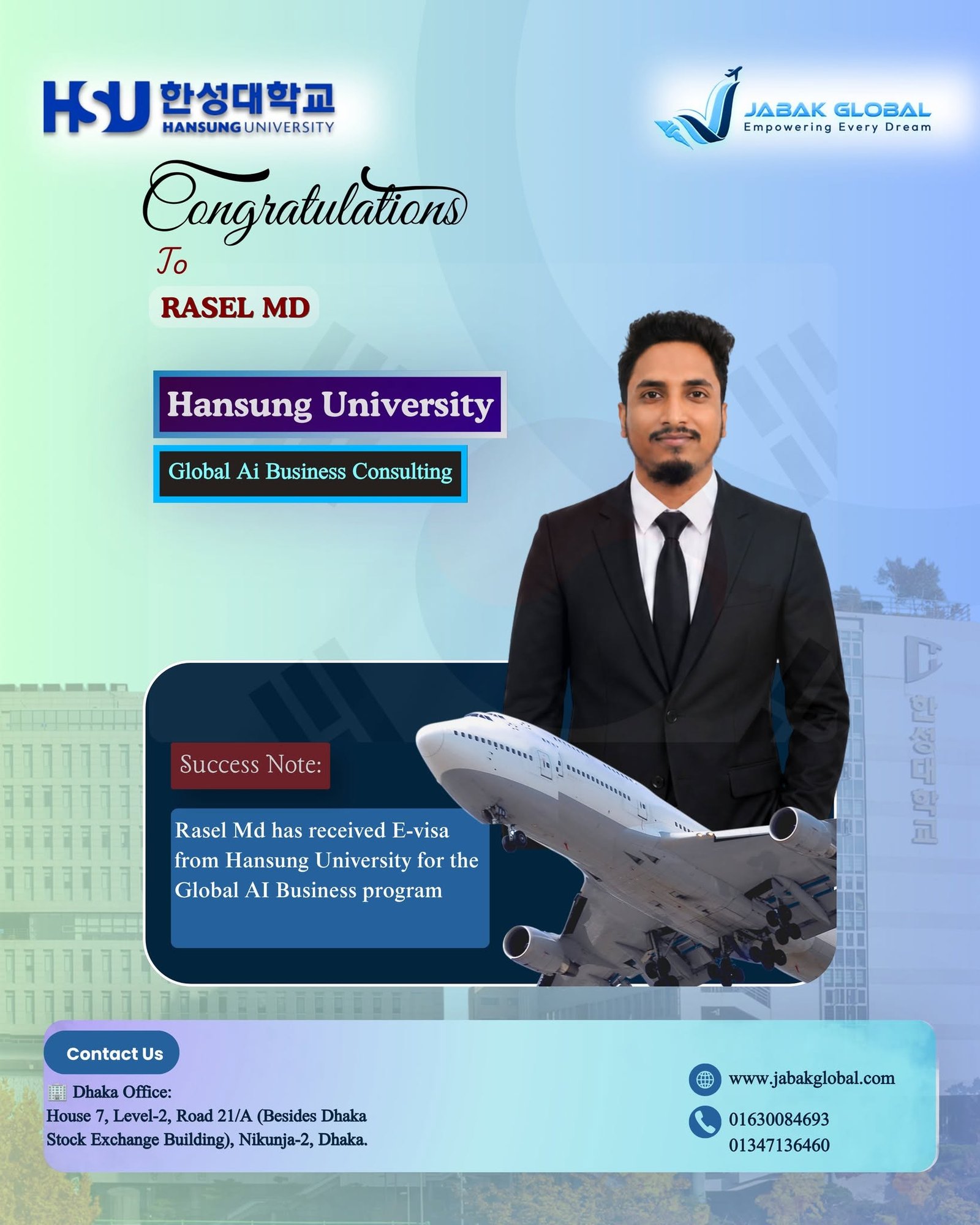 Jabak Global student success story 13